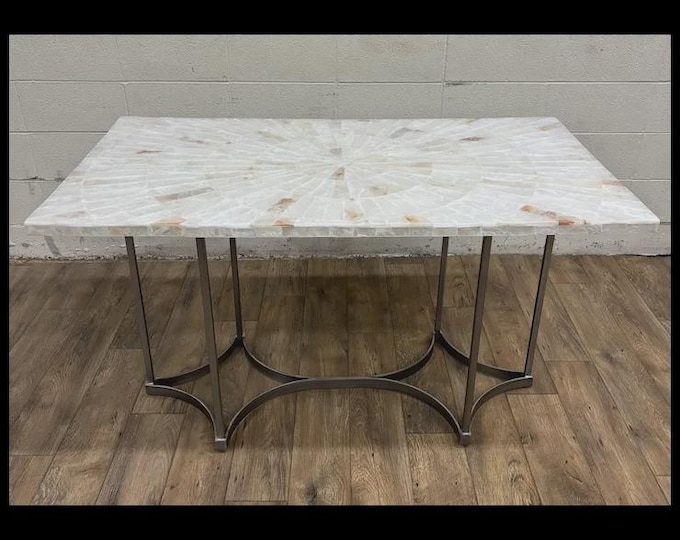 Square Selenite Crystal Table Top | Customizable Centerpiece