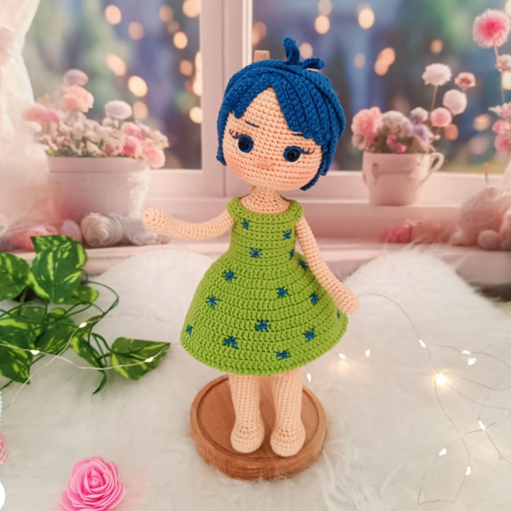 Amigurumi Joy Doll Crochet Pattern: 11-inch Plush Toy (PDF Tutorial) - Etsy