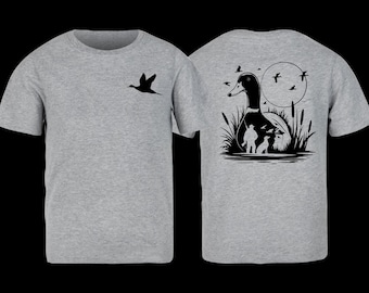 Duck Hunting T-Shirt: Wildlife Graphic Tee, Waterfowl Hunter Gift
