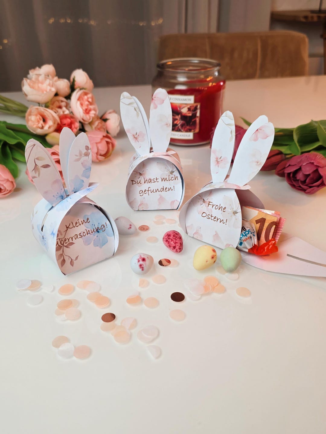 DIY Easter Bunny Box, PDF Template for Printing, Easter Gift Box for ...
