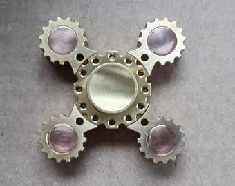 Gyro Gears Metal Fidget Spinner Anti Stress Novelty Gift Collectible Conversation Piece