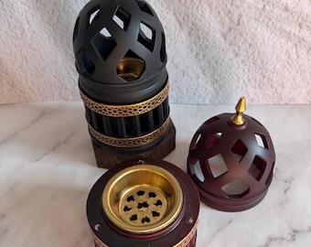 Magnetischer Bakhoor-Räuchergefäß – Elegantes Räuchergefäß für Harze und Bakhoor | Raffiniertes Design