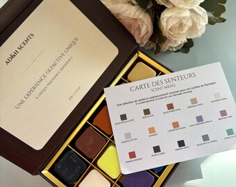 Duftwachs-Entdeckungsset – 15 luxuriöse Duftwachse – Geschenkbox für Raumdüfte – Duftwachse auf pflanzlicher Basis – Geschenkidee für Raumdüfte aus Kanada