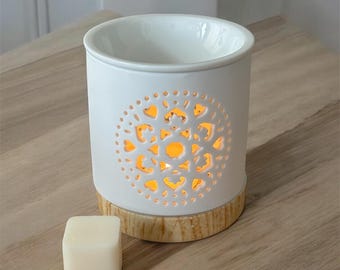 Duftbrenner aus Keramik, Diffusor für Duftwachs und Räucherstäbchen, Duftöle, Wohnaccessoires, Geschenkidee