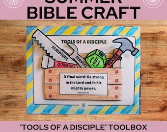 Tools of a Disciple | Bible Craft Activity Printable | Homeschool Sunday School VBS (Digital Download)