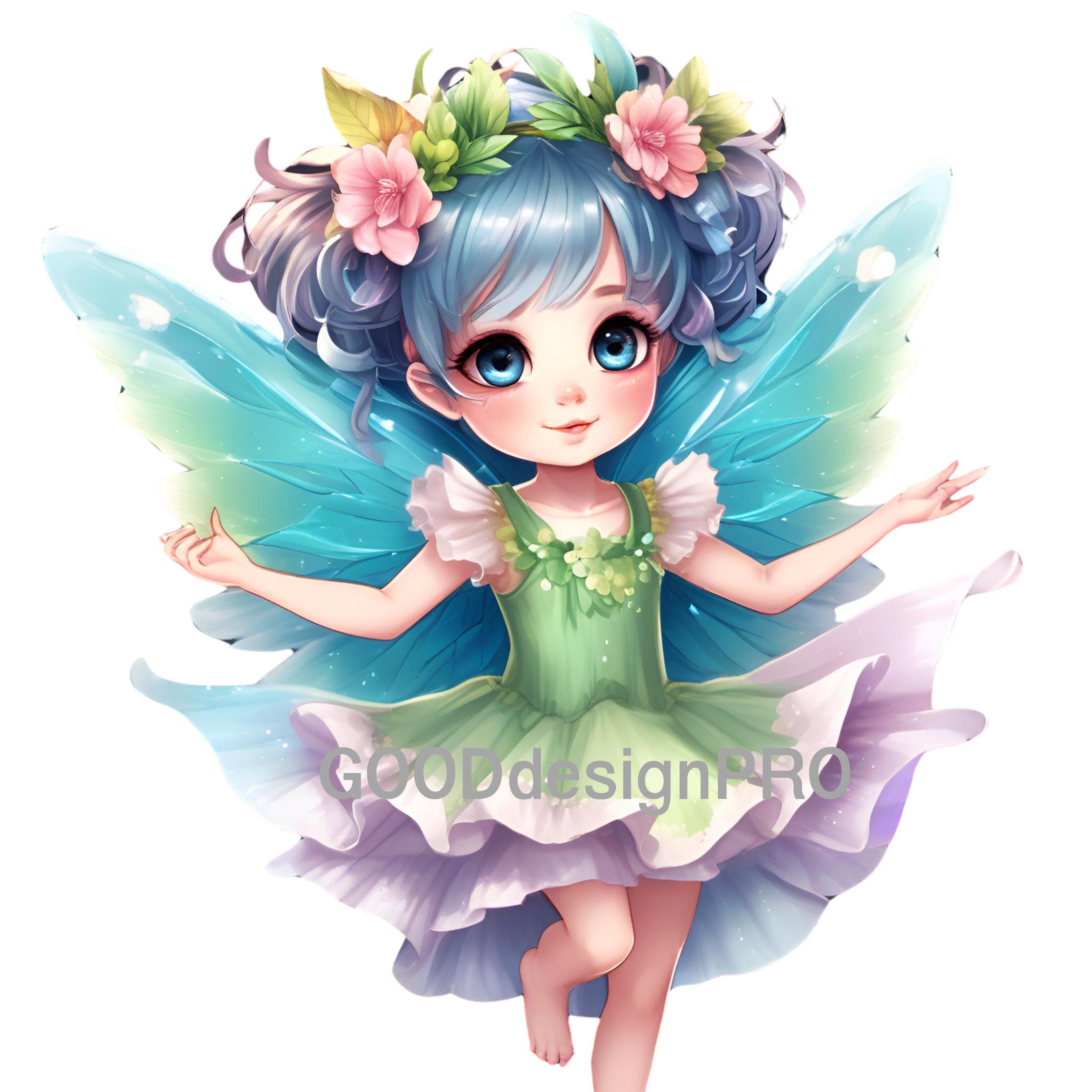 Pastel Fantasy Baby Fairy Clipart | 9 PNG Bundle (digital Download) - Etsy