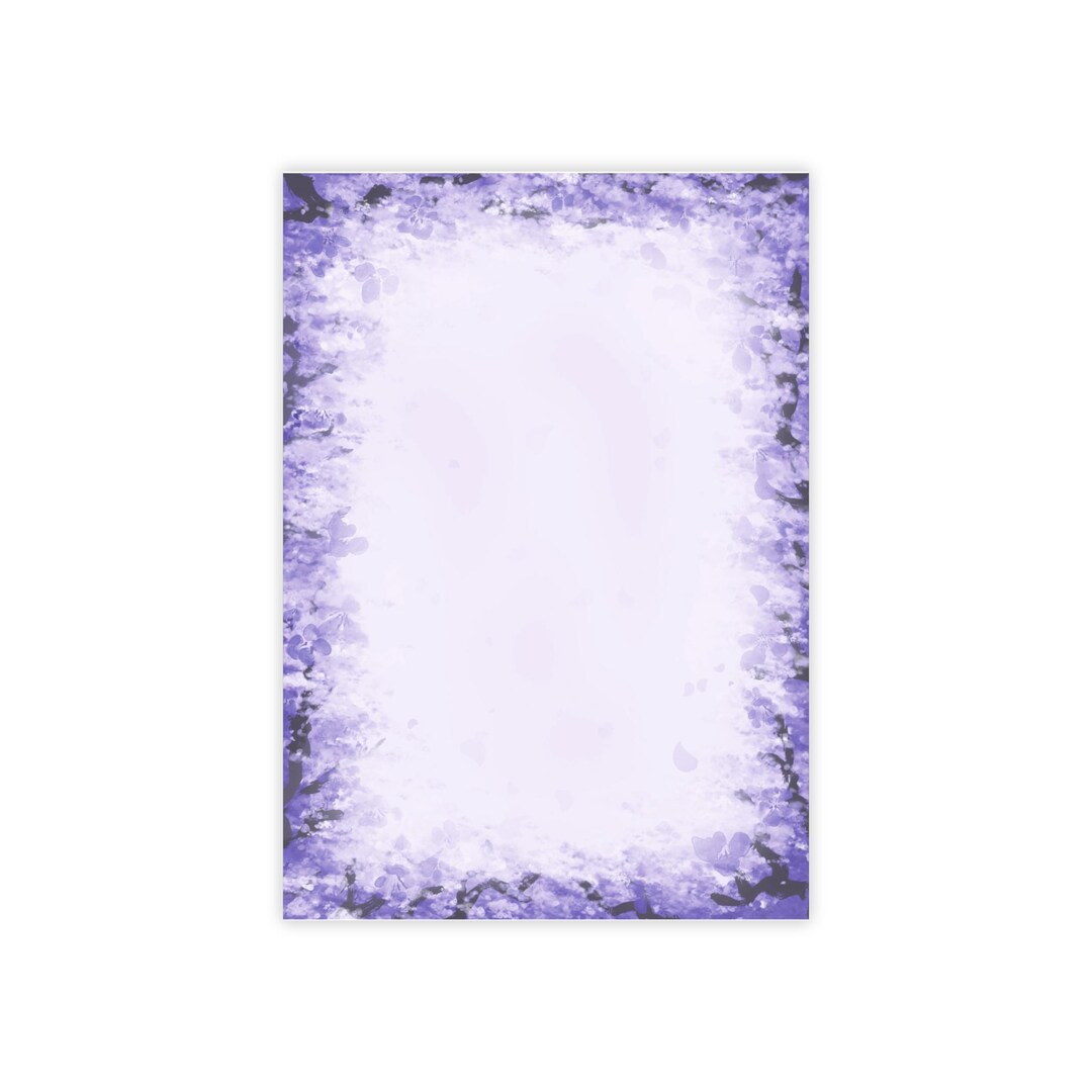 Violet Post It Note Violet Sakura Blossom Post-it® Note Pads - Etsy