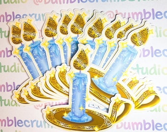 Naklejka wycinana Enchanted Royal Candle
