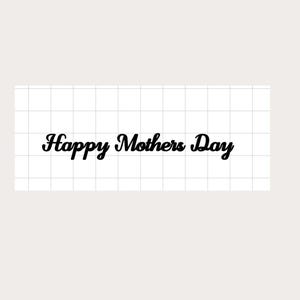 Calcomanía de vinilo Feliz Día de la Madre x6: ¡perfecta para regalos y decoraciones!