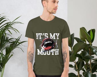 Y2K Streetwear T-Shirt: Big Lips Graphic Unisex Tee