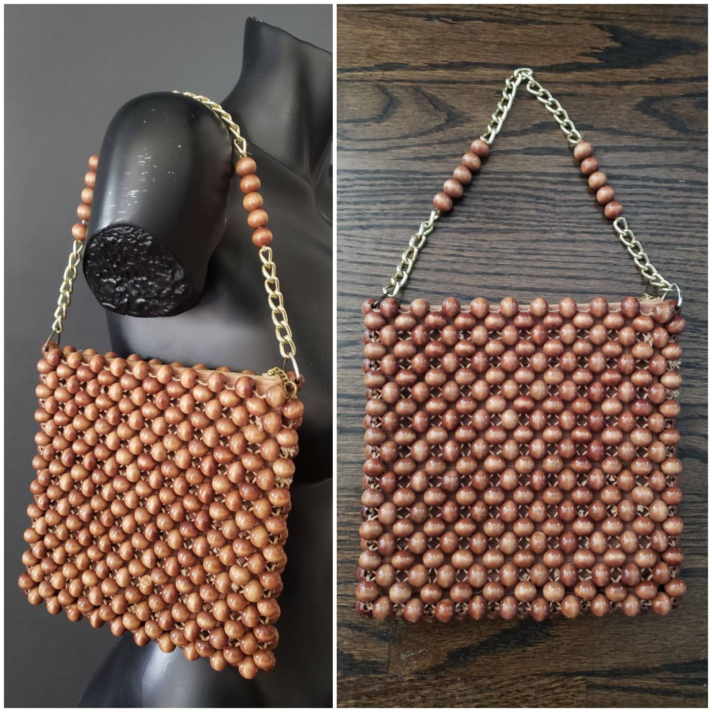 Universal Thread wood bead small purse Shoulder Bag (Adjustable Strap) |  eBay