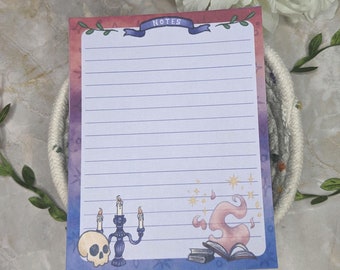 Halloween Spooky Memopads Notepads, Cute Halloween Notepads Gift Stationary Cute Aesthetic Halloween Stationery Spooky Notepad Desk Planner