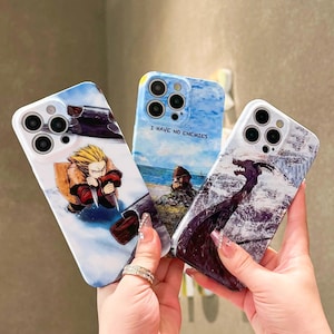 Cute Anime Cartoon Phone Case for iPhone 16 15 14 13 12 11 Pro Max Samsung S23 S24 FE S21 S22 Plus S25 Ultra Note20 Google Pixel 8 9 10 Pro