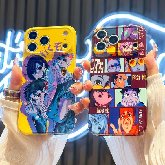 Cute Anime Cartoon Phone Case for iPhone 17 16 E 15 14 13 12 Pro Max Samsung S25 S24 FE S22 S23 Plus S26 Ultra A15 Google Pixel 8 9 10 Cases