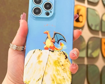 Sött anime-telefonskal för iPhone 17 16 15 14 13 12 11 Pro Max Samsung S24 S25 FE S21 S22 S23Plus S26 Ultra A33 Google Pixel 7 8 9 10-skal
