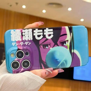 Słodkie etui na telefon z kreskówkową kreskówką anime dla iPhone'a 16 E 15 14 13 12 11 Pro Max Samsung S23 S24 FE S21 S22 Plus S25 Ultra Note20 Google Pixel 7 8 9 Pro