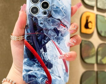Funda para teléfono con diseño de anime para iPhone 17 16 15 14 13 12 Pro Max, Samsung S25 S23 S20 FE S21 S22 S24 Plus S26 Ultra A36 y Google Pixel 7 8 9 10.
