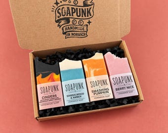 Handmade Soap Discovery Box – Autumn Edition | 4 Vegan Mini Soap Bars