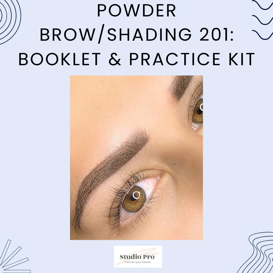 Shading/powder Brow Esthetician Training / Training PDF Booklet ...