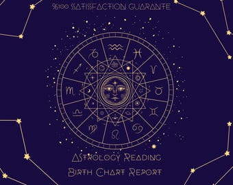 Lectura personalizada de la carta astral: Informe natal (descarga digital)