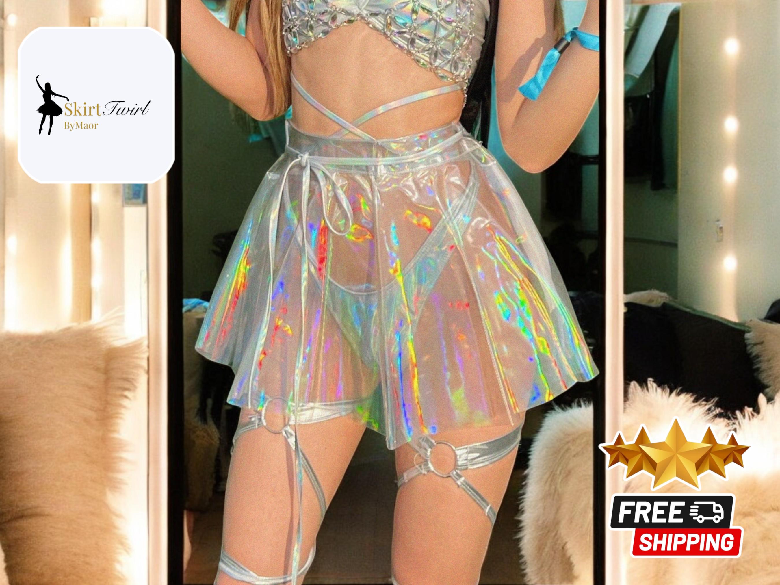 Transparent Rave Skirt - Etsy