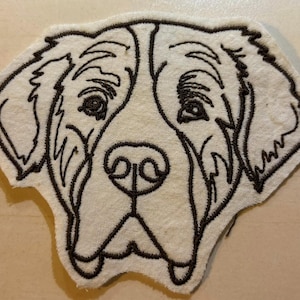 St Bernard 4x4    Embroidery Design