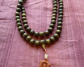 SALE**Wood bead mala