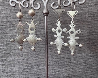 Tuareg cross earrings