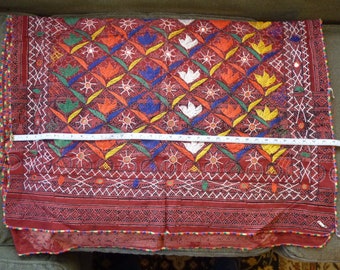 SALE *Hand embroidered table cloth, India