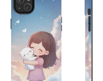 cute Anime phone case iPhone 16 Pro case Max, 15, 14, 13, 12, 11, Xr, X, Samsung S24 , S23, S22, S21