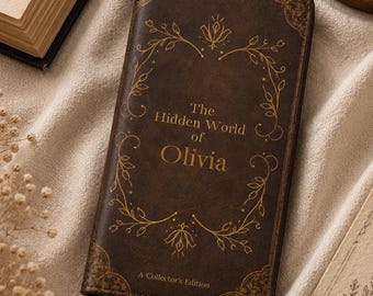 Buch Handyhülle Buch Geldbörse Buchliebhaber Geschenk Bücherwurm Fantasy Luna Motte Dunkel Academia Antik - iPhone 17 16 15 14 13 12 Samsung
