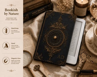 Kindle Hülle, mit Lasche, mit Ständer, Paperwhite Colorsoft Hülle, Ereader Hülle, Buchliebhaber Geschenk, Leseliebhaber Geschenk