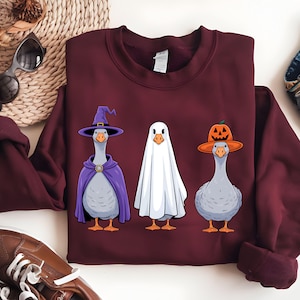 Boo Ghost Goose Png, Halloween Goose PNG, Halloween Png, Autumn Png, Skeleton Goose, Halloween Sublimation Design, Pumpkin Goose Shirt Png