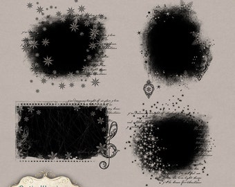 Photo Masks - Vol 3 - 4 Photo Masks - CU - Commercial Use -  INSTANT DOWNLOAD -3.50