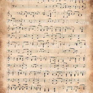 Vintage Christmas Carols - Style A - Set of 2 - Frosty and Santa Claus is Coming to Town -  INSTANT DOWNLOAD -2.00