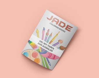 ABC Ausmalbuch für Kinder | Buchstaben & Tiere von A–Z zum Ausmalen | PDF Malvorlagen zum Ausdrucken ab 3 Jahren