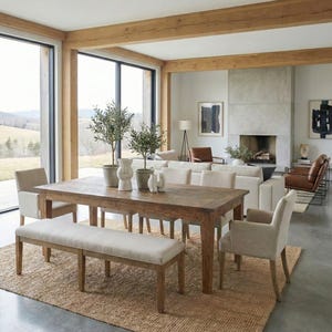 Tavolo allungabile in legno massello Chateau 200/300 cm