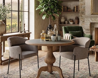 Okrągły stół bistro Chelsea 95 cm z litego drewna