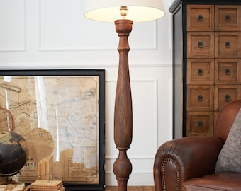 Salamanca wooden floor lamp