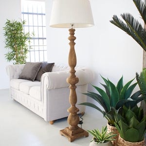 Lampada da terra in legno Jerez