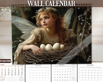 Fairies 2026 Wall Calendar: Fantasy Monthly Planner, Whimsical
