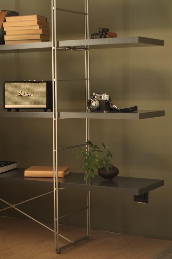 Enetri Shelf System Designed by Neils Gammelgaard for IKEA / Grey
