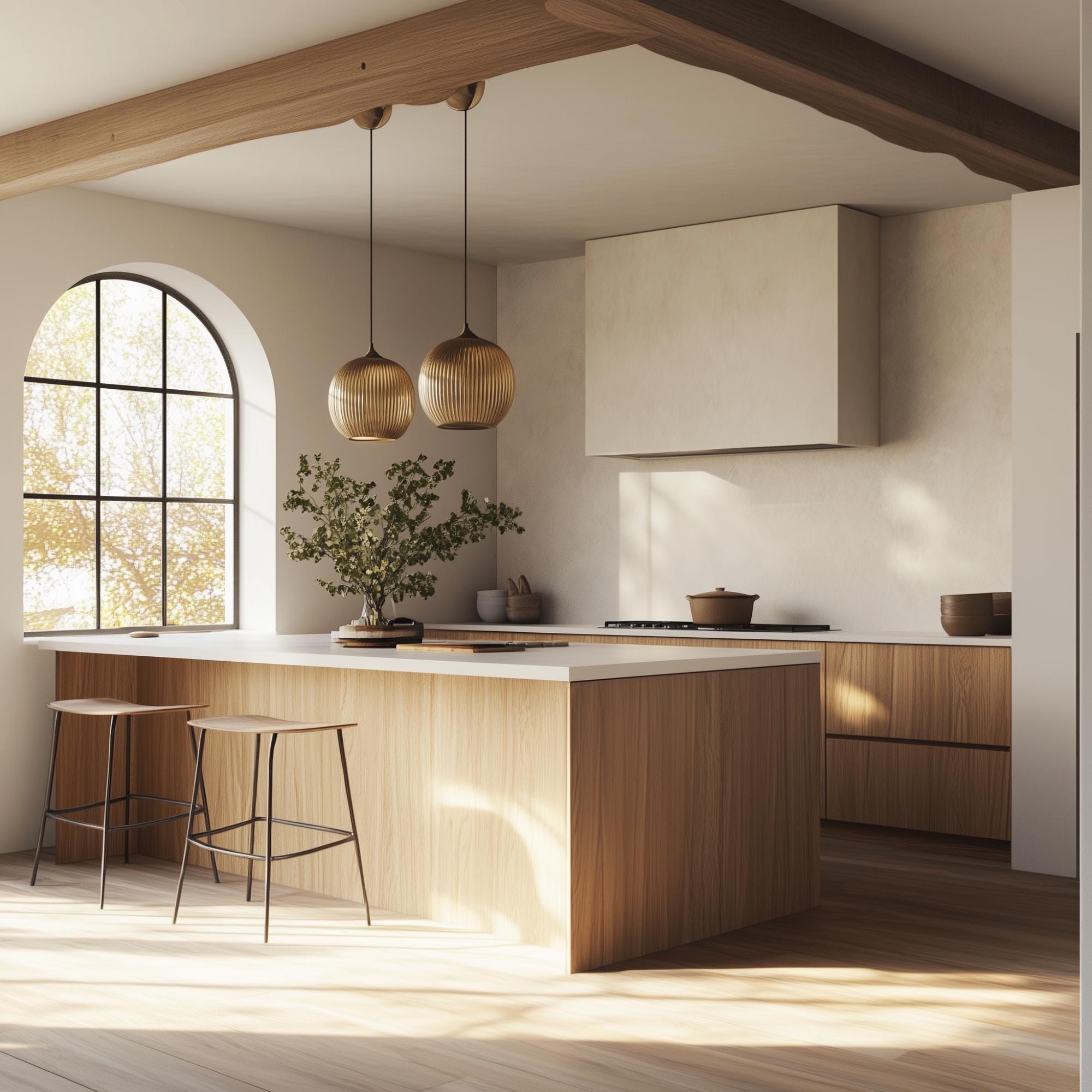 Curated visual reference: Simple 3D Modeling For Minimalist Home Decor Reference: Interior Design Of Modern Minimalist Kitchen Custom 3D Modeling Realistic