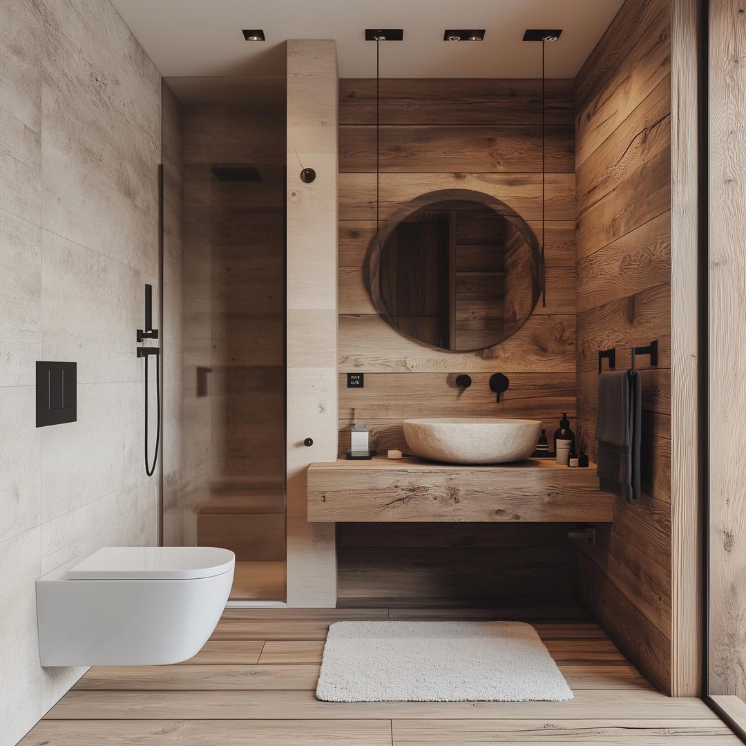 Custom Bathroom Interior Design – Personalized 3D Layout & Decor Plan ...