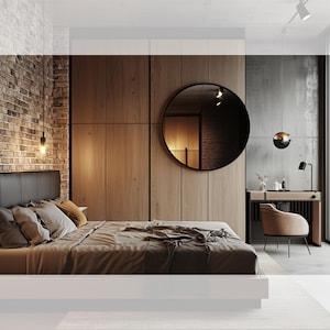 Custom Bedroom Interior Design & 3D Rendering | Modern 3D Bedroom Visualization