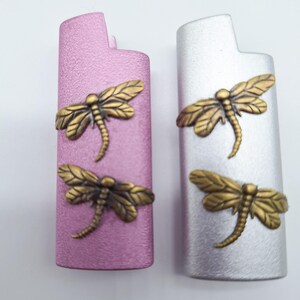 Lighter case, dragonfly lighter case, Mini Bic disposable lighter case, gift for girlfriend, Sister gift, dragonfly lover gift image 9