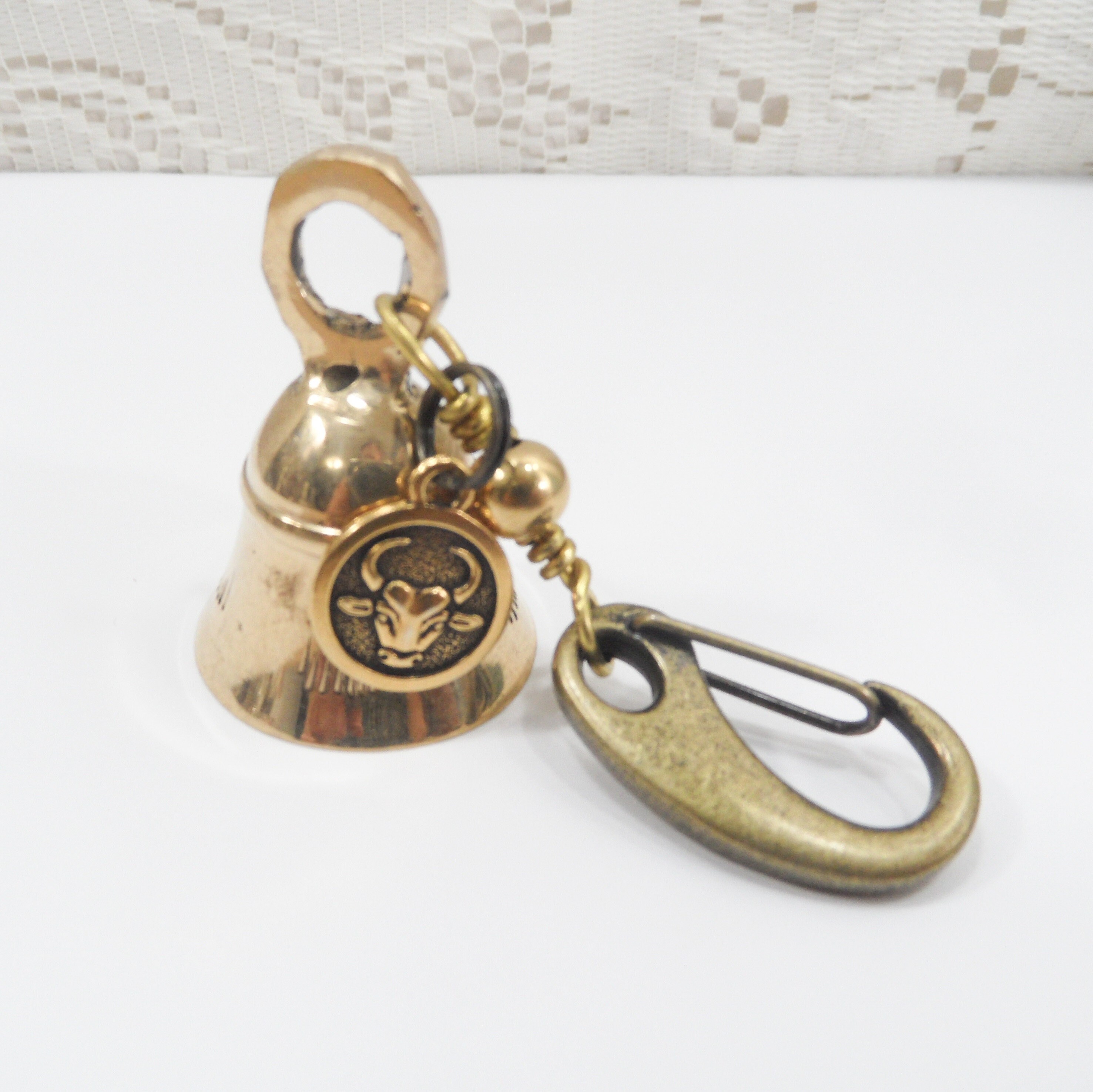 Guardian Biker Bell, Taurus Charm, Bell for Motorcycles Guardian Biker Bell, Taurus Charm, Bell for Motorcycles