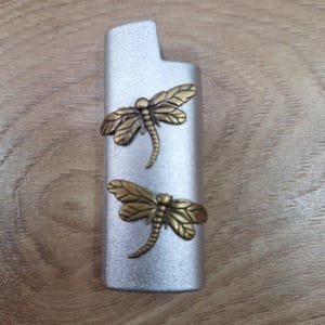 Lighter case, dragonfly lighter case, Mini Bic disposable lighter case, gift for girlfriend, Sister gift, dragonfly lover gift image 6