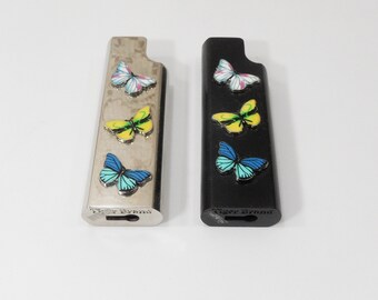 Lighter case, Butterfly lighter case, disposable lighter case, Gift for Mom, gift for girl friend, Butterfly lover gift, stocking stuffer