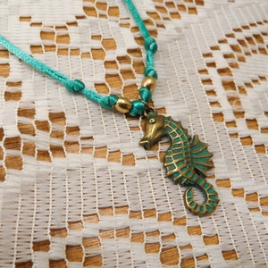 Seahorse necklace, Seahorse gifts, Ocean necklace, Nautical jewelry, Seahorse lover&#39;s gift, Gift under 20, Beach jewelry